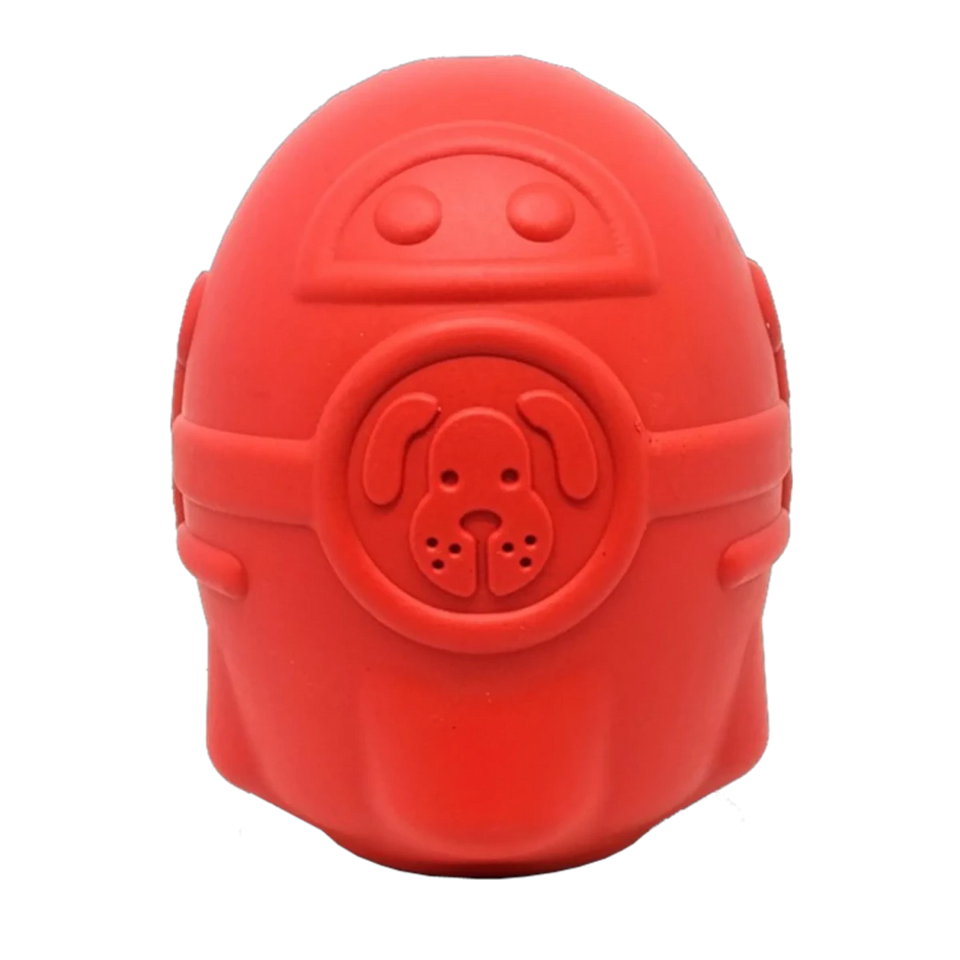 SN Rocketman Durable Rubber Treat Dispenser & Chew Dog Toy - Pets Perfect