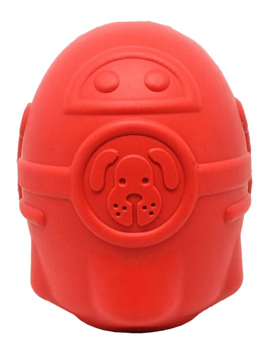 SN Rocketman Durable Rubber Treat Dispenser & Chew Toy - Pets Perfect
