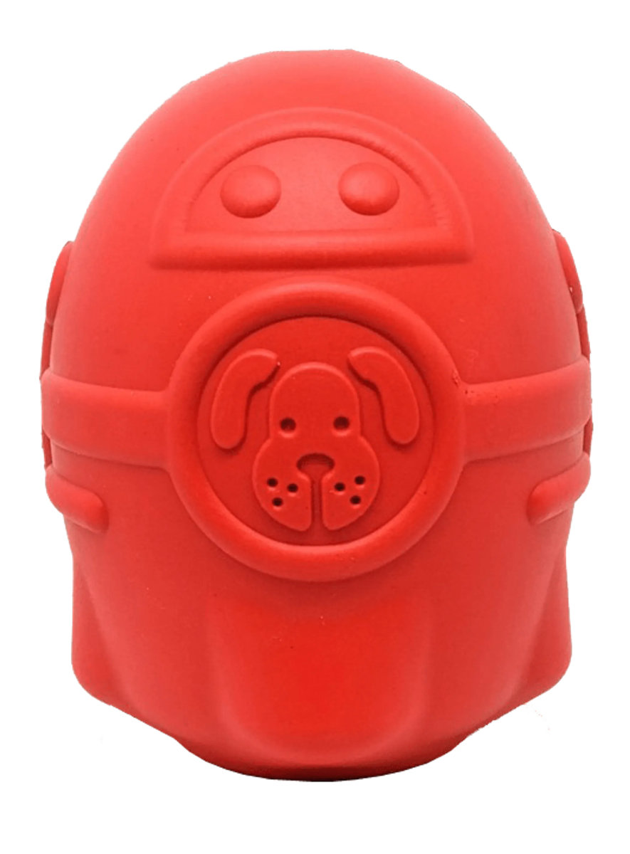 SN Rocketman Durable Rubber Treat Dispenser & Chew Toy - Pets Perfect