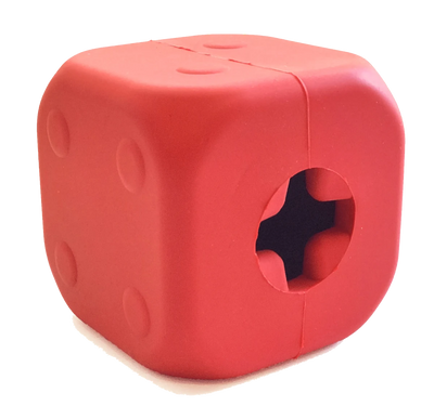 MKB Dice Dog Toy Durable Rubber Chew Toy & Treat Dispenser - Pets Perfect