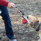 MKB Heart on a String Ultra-Durable Durable Rubber Chew Toy, Reward Toy, Tug Toy, and Retrieving Toy