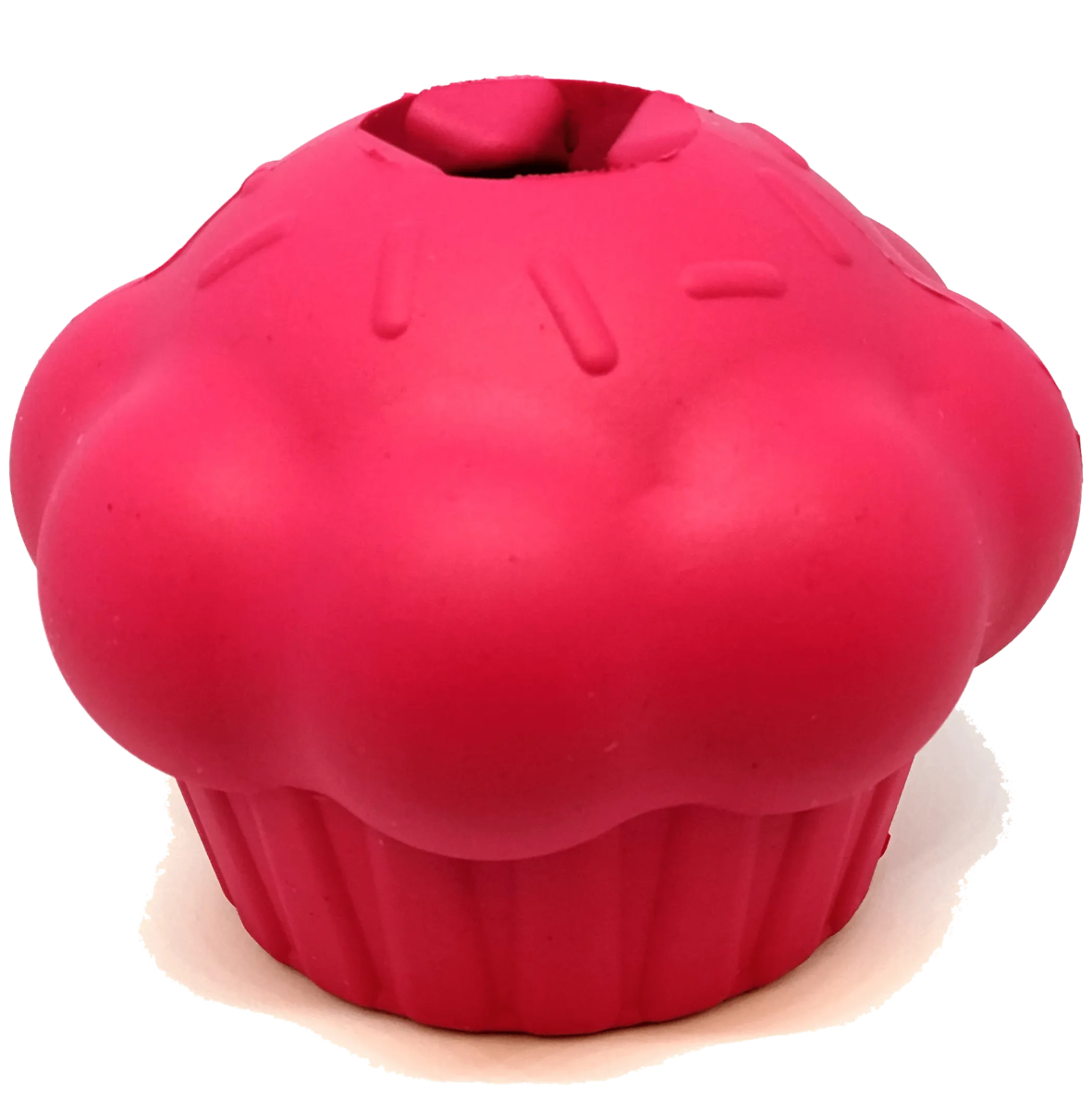 Cupcake Durable Rubber Chew Toy & Treat Dispenser - Pets Perfect