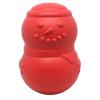 MKB Snowman Durable Rubber Chew Toy & Treat Dispenser
