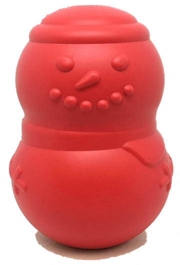 MKB Snowman Durable Rubber Chew Toy & Treat Dispenser