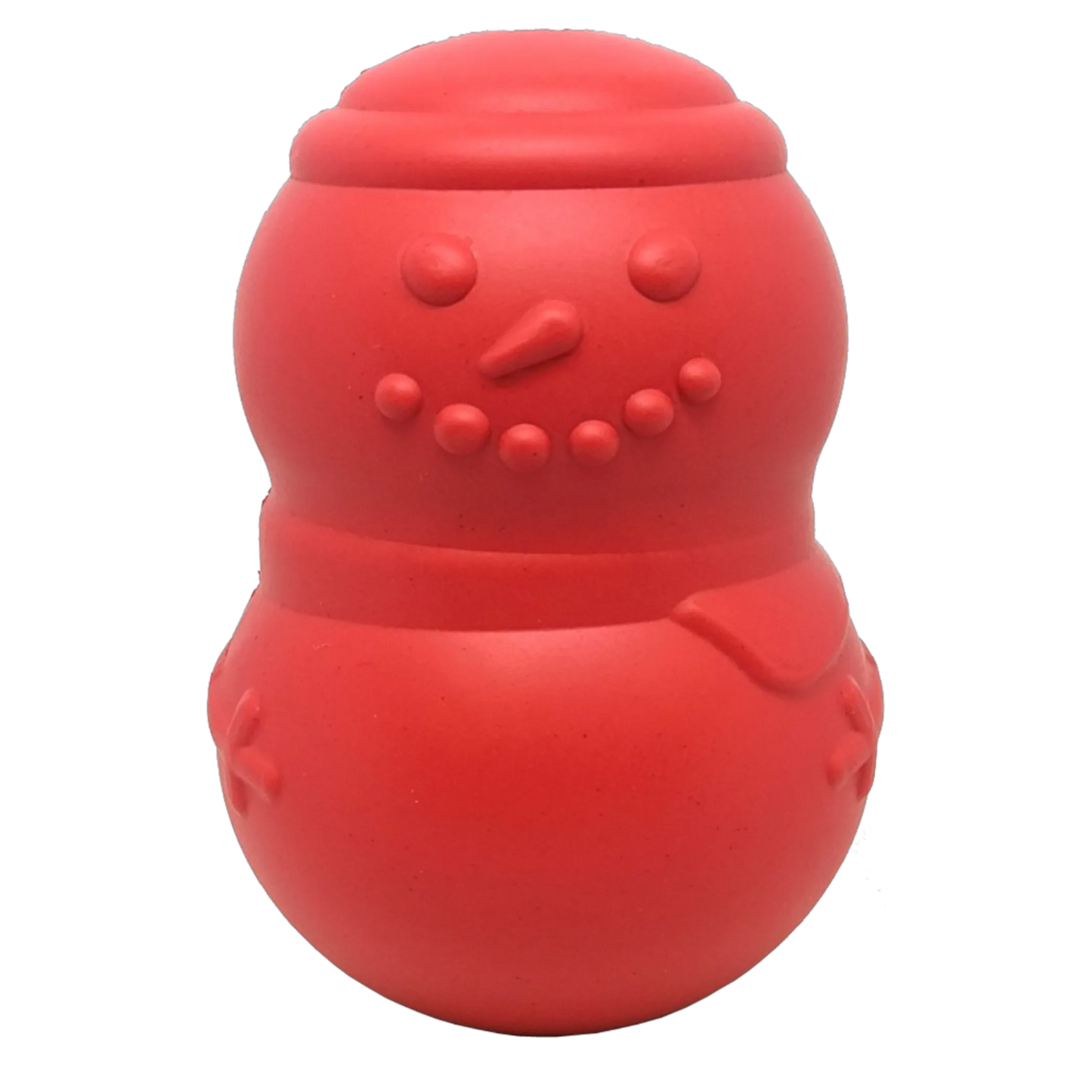 MKB Snowman Durable Rubber Chew Toy & Treat Dispenser