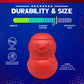 MKB Snowman Durable Rubber Chew Toy & Treat Dispenser