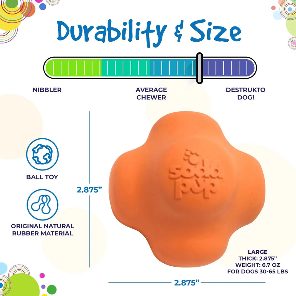 SP Crazy Bounce Ultra Durable Rubber Chew & Retrieving Dog Toy, view 7