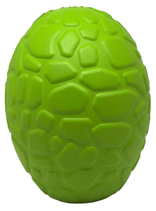 MKB Dinosaur Egg Durable Rubber Chew Toy & Treat Dispenser - Pets Perfect