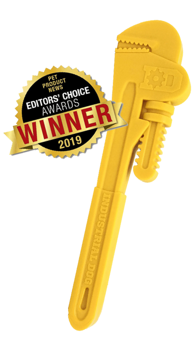 ID Pipe Wrench Ultra Durable Nylon Dog Chew Toy for Aggressive Chewers - Pets Perfect