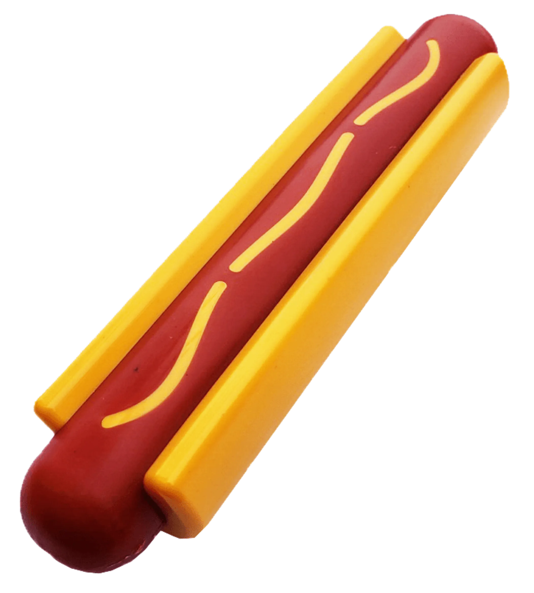 SP Hot Dog Ultra Durable Nylon Dog Chew Toy for Aggressive Chewers - Pets Perfect
