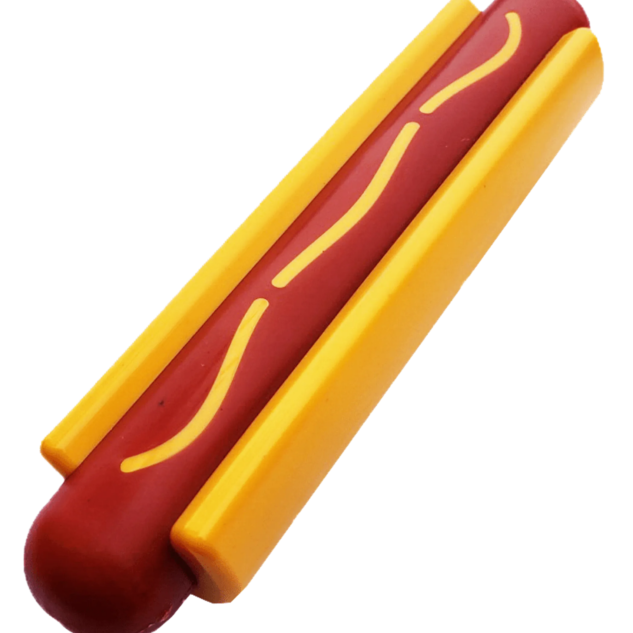 SP Hot Dog Ultra Durable Nylon Dog Chew Toy for Aggressive Chewers