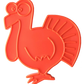 MKB Turkey  Ultra Durable Nylon Dog Chew Toy for Aggressive Chewers