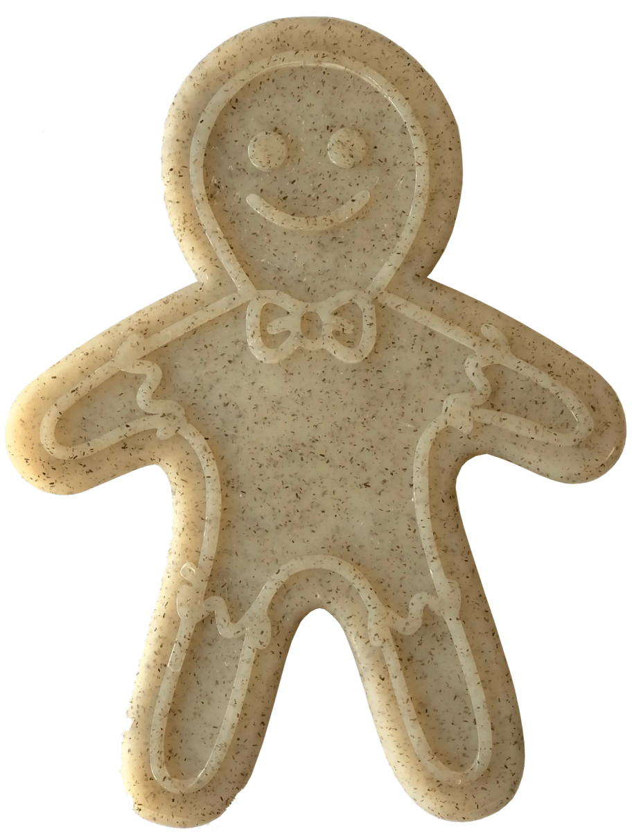 SP Gingerbread Man Ultra Durable Nylon Dog Chew Toy for Aggressive Chewers - Pets Perfect