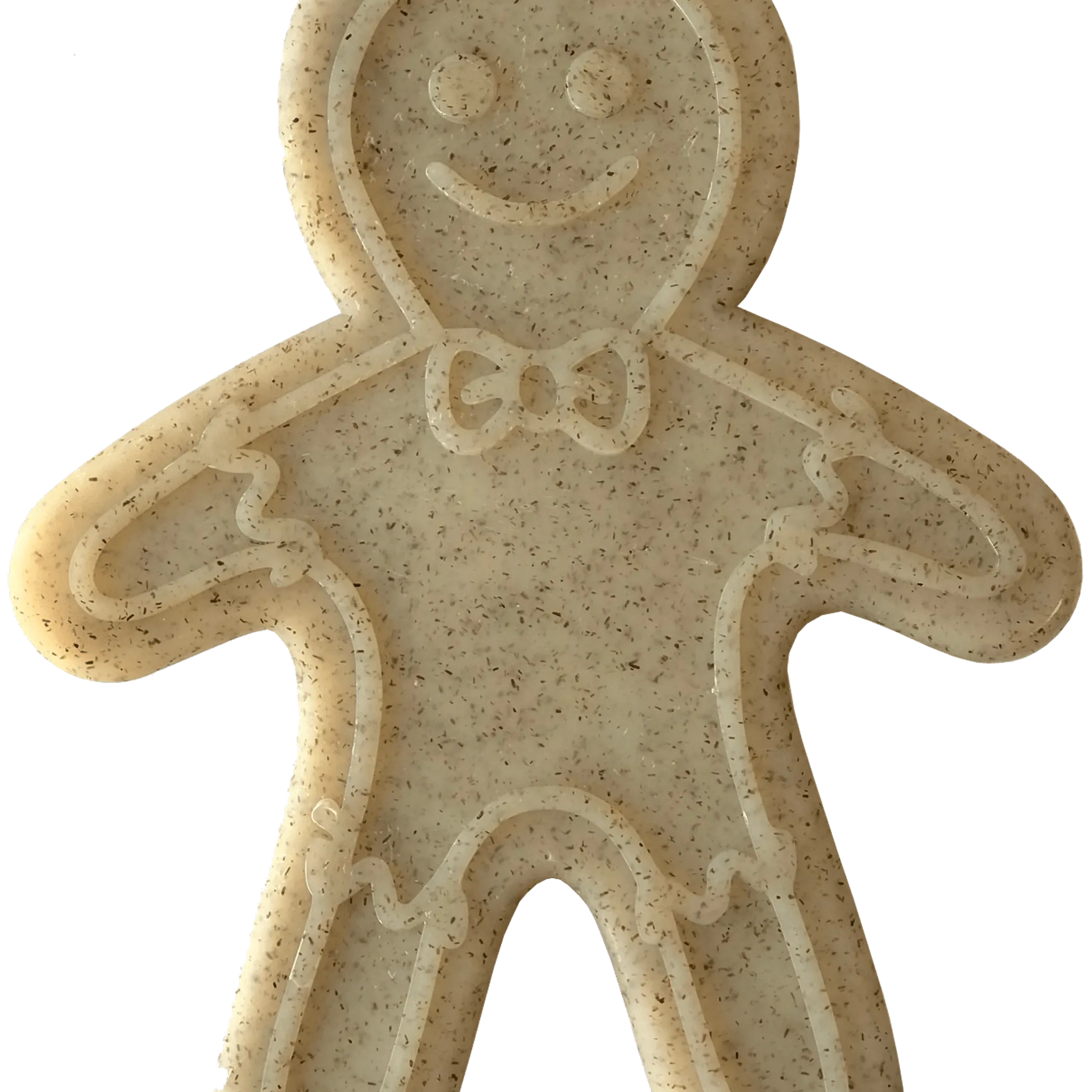 SP Gingerbread Man Ultra Durable Nylon Dog Chew Toy for Aggressive Chewers