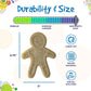 SP Gingerbread Man Ultra Durable Nylon Dog Chew Toy for Aggressive Chewers - Pets Perfect