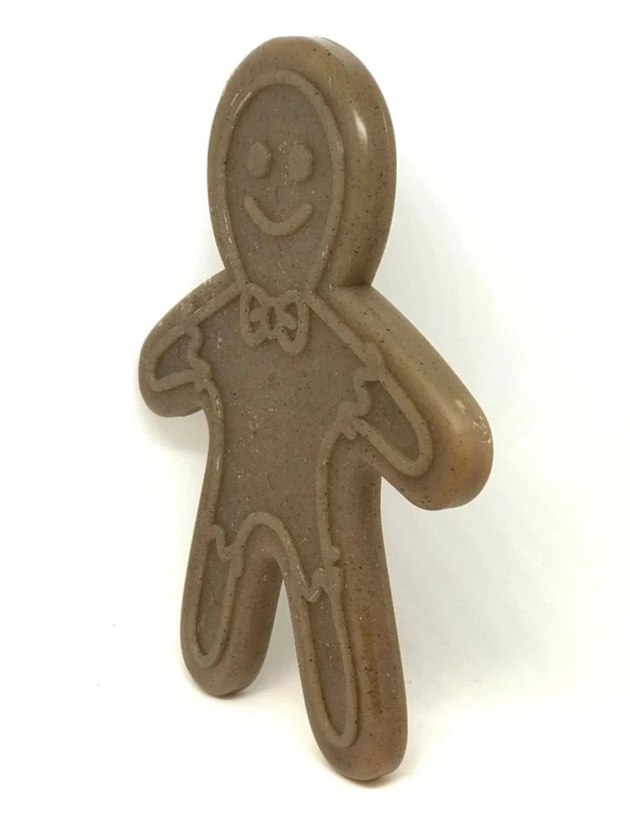 SP Gingerbread Man Ultra Durable Nylon Dog Chew Toy for Aggressive Chewers - Pets Perfect