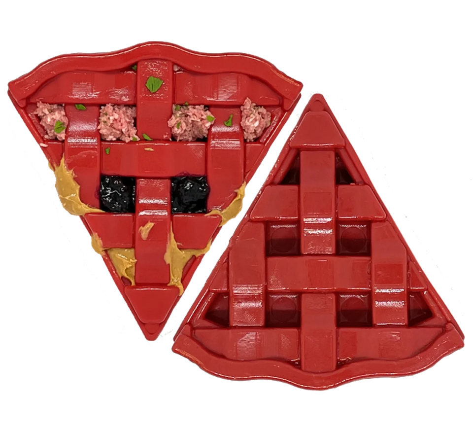 SP Cherry Pie Ultra Durable Nylon Dog Chew Toy and Treat Holder for Aggressive Chewers - Pets Perfect