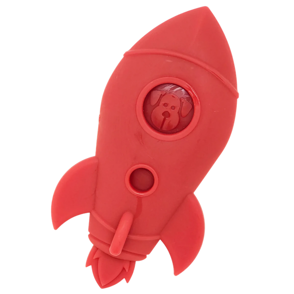 Spotnik Rocket Ship Ultra Durable Nylon Dog Chew Toy for Aggressive Chewers - Pets Perfect