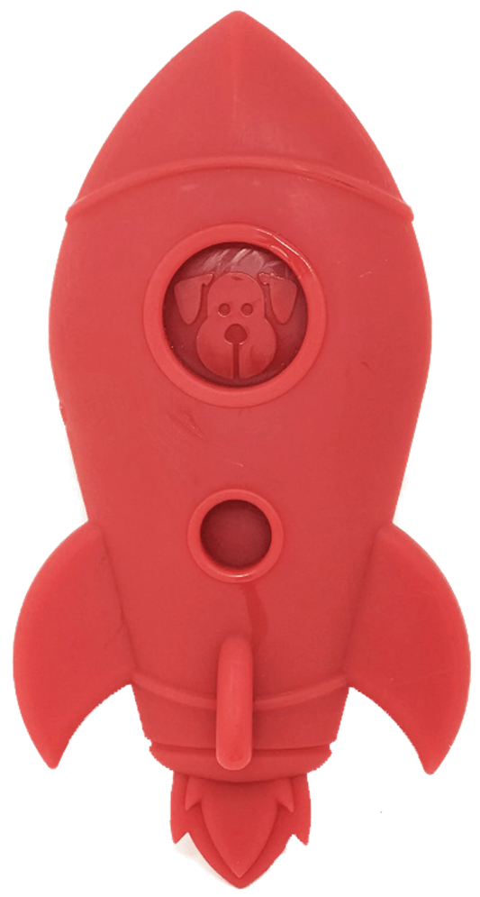Spotnik Rocket Ship Ultra Durable Nylon Dog Chew Toy for Aggressive Chewers - Pets Perfect