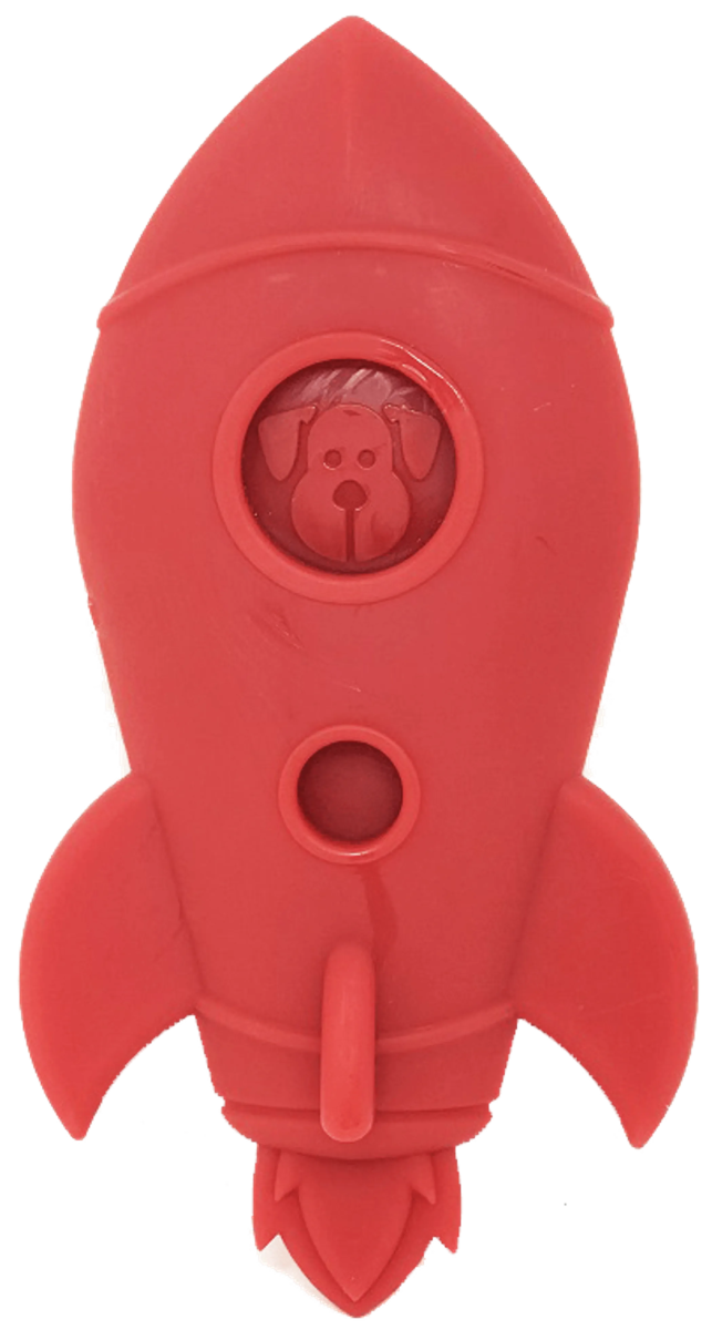 Spotnik Rocket Ship Ultra Durable Nylon Dog Chew Toy for Aggressive Chewers - Pets Perfect