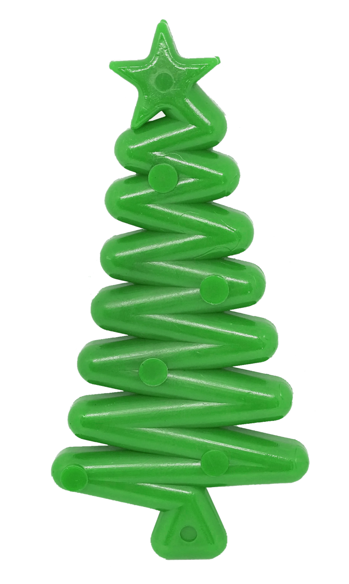 MKB Christmas Tree Ultra Durable Nylon Dog Chew Toy for Aggressive Chewers - Pets Perfect