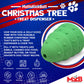 MKB Christmas Tree Durable Rubber Chew Toy & Treat Dispenser