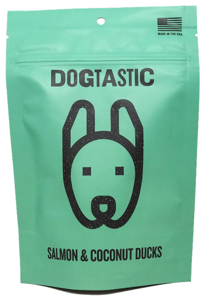 DT Dogtastic Salmon & Coconut Ducks Dog Treats - Pets Perfect