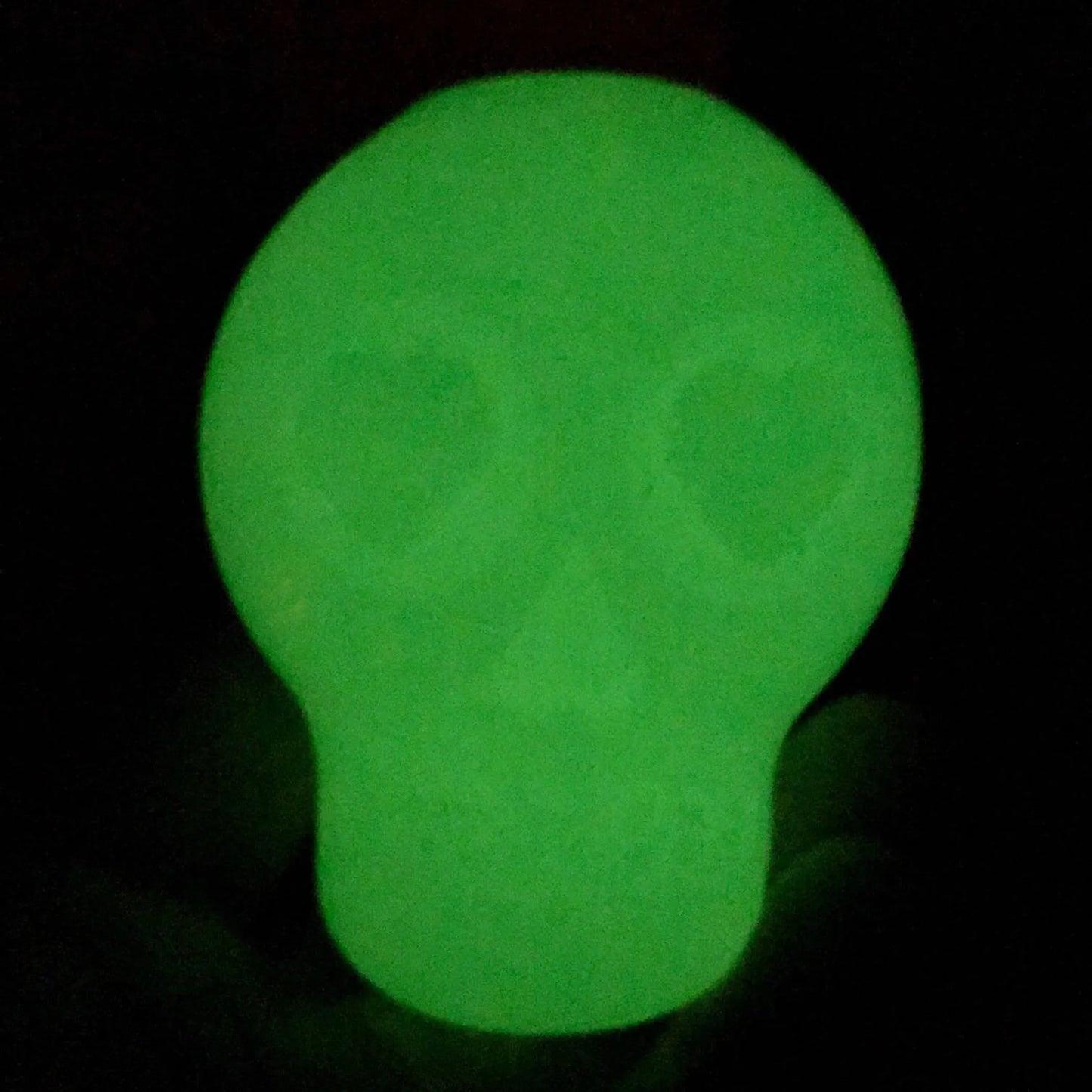 MKB Glow in the Dark Sugar Skull Chew Toy & Treat Dispenser - Pets Perfect