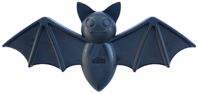 SodaPup Vampire Bat Ultra Durable Nylon Dog Chew Toy for Aggressive, Black/MEDIUM