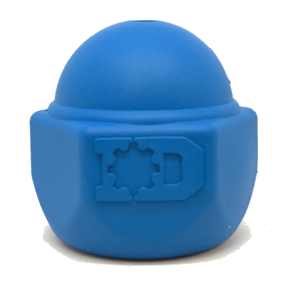 ID Cap Nut Ultra-Durable Rubber Chew Dog Toy and Treat Dispenser - Pets Perfect
