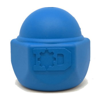 ID Cap Nut Ultra-Durable Rubber Chew Toy and Treat Dispenser