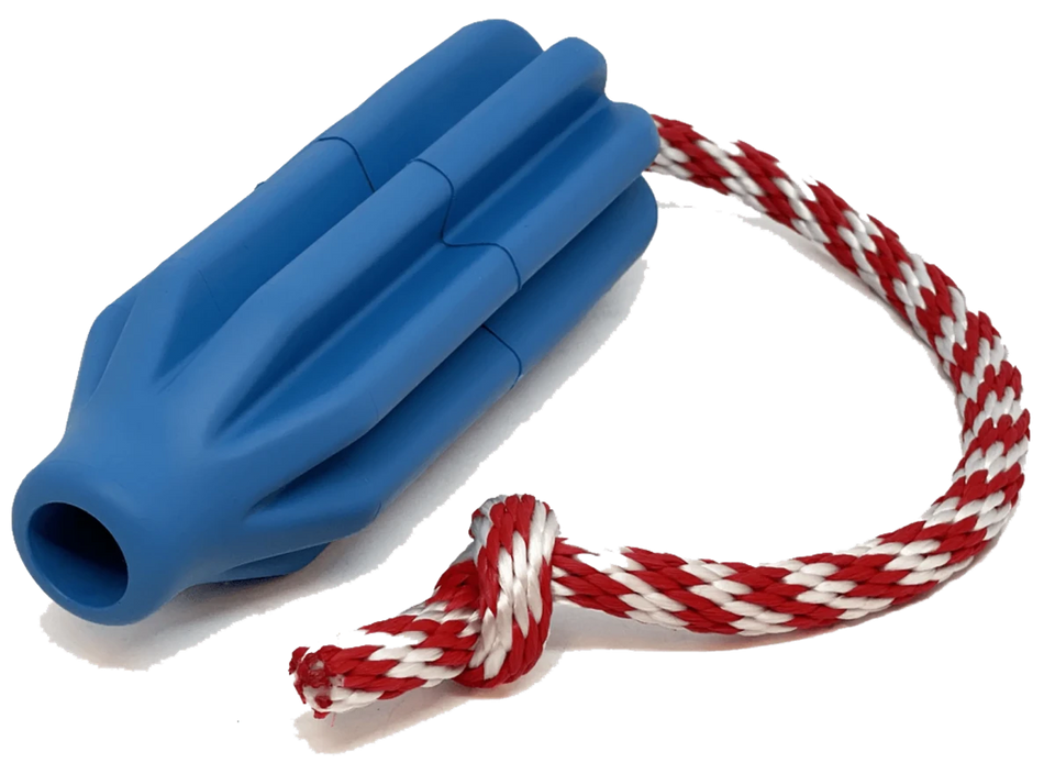 USA-K9 Rocket Durable Rubber Reward Dog Toy, Tug Toy, and Retrieving Toy - Pets Perfect