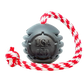 USA-K9 Magnum Black Stars and Stripes Ultra-Durable  Rubber Chew Toy, Reward Toy, Tug Toy, and Retrieving Toy