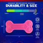 MKB Bone Ultra Durable Nylon Dog Chew Toy for Aggressive Chewers