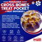 MKB Cross Bones Treat Pocket - Pets Perfect