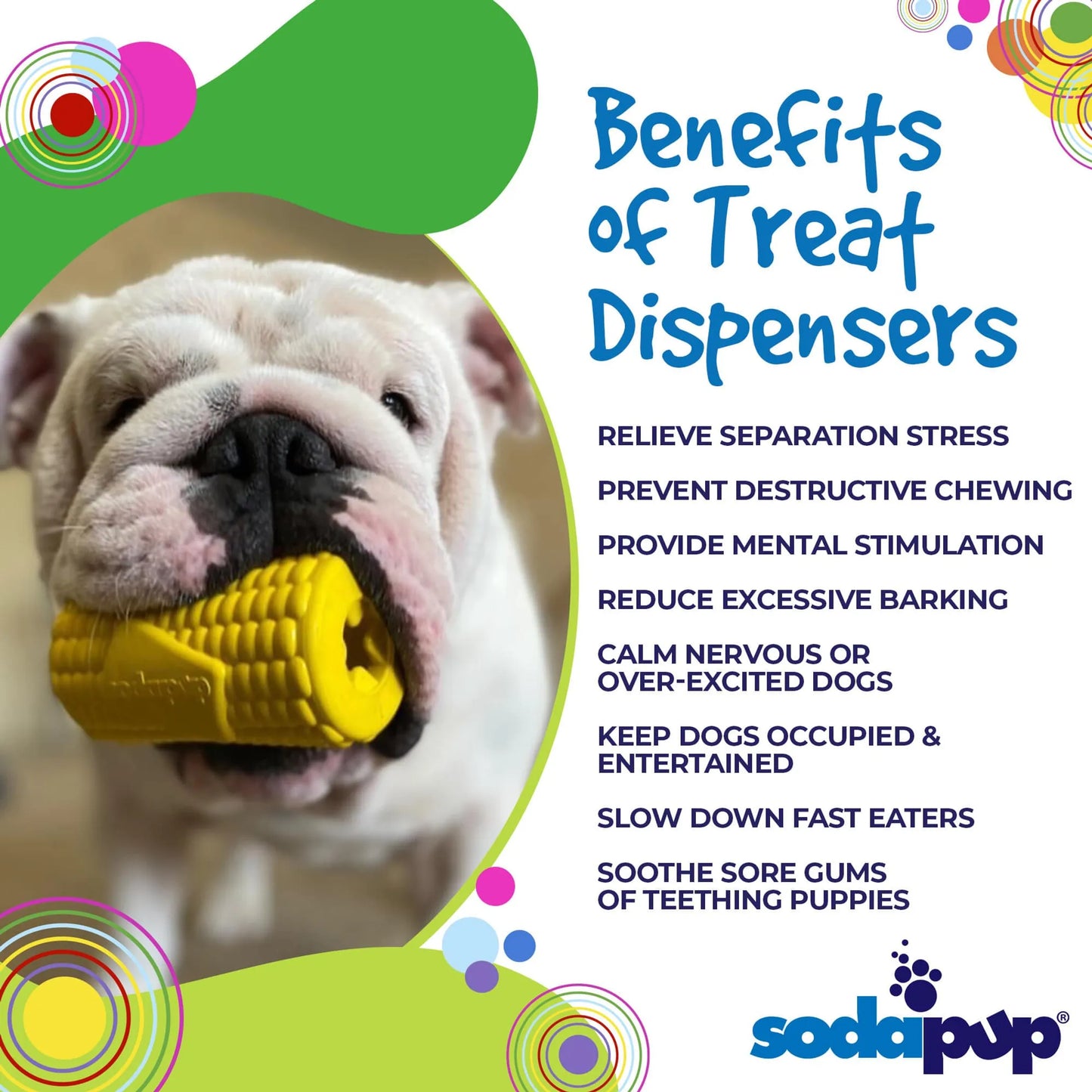 SodaPup Corn on the Cob Treat Dispenser - Pets Perfect