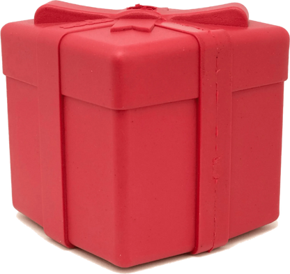 SP Gift Box Durable Rubber Chew Toy & Treat Dispenser - Pets Perfect