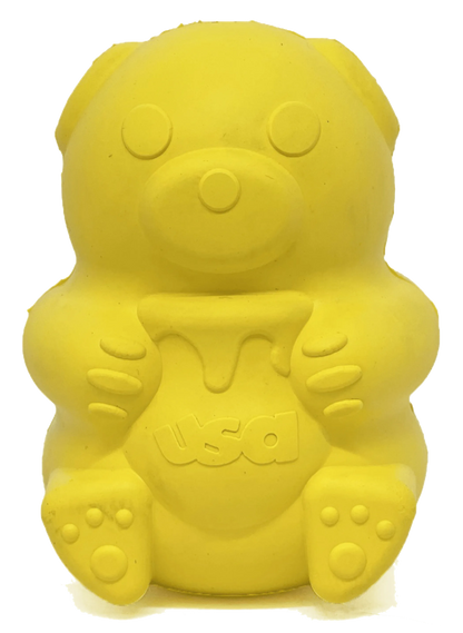 Honey Bear Treat Toy – Nylon Enrichment Dispenser – Medium