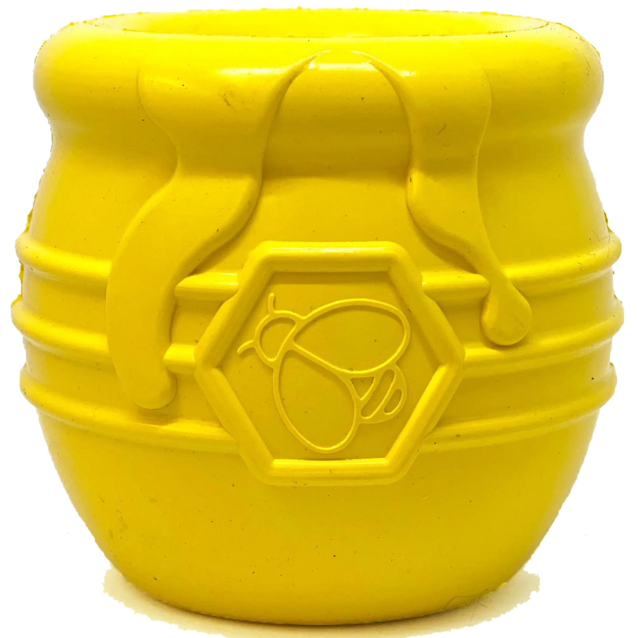 Large Honey Pot Durable Rubber Treat Dispenser & Enrichment Toy