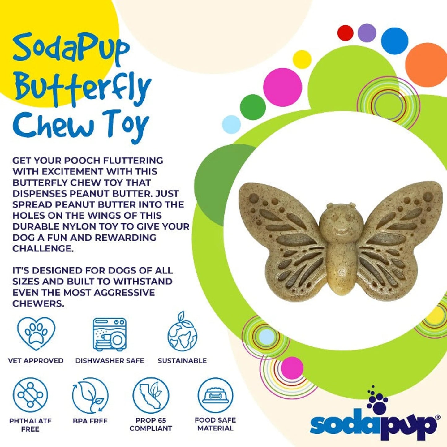 SP Butterfly Chew and Enrichment Toy