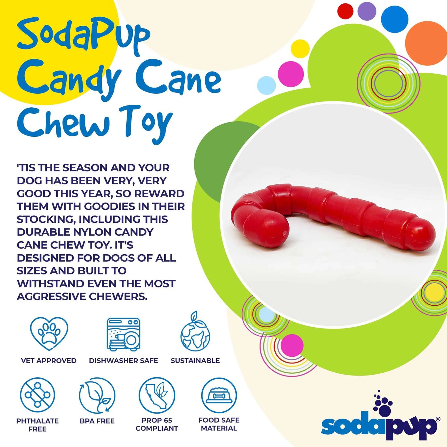 SP Candy Cane Chew Toy