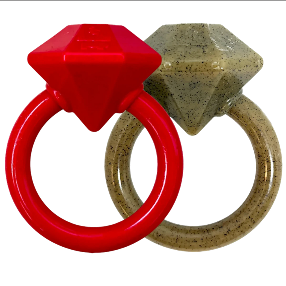 Diamond Ring Durable Teething Ring for Puppies and Aggressive Chewers - Pets Perfect