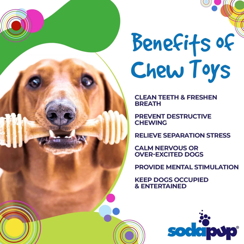 SP Honey Bone Ultra Durable Nylon Dog Chew Toy for Aggressive Chewers, Brown/SMALL, view 3