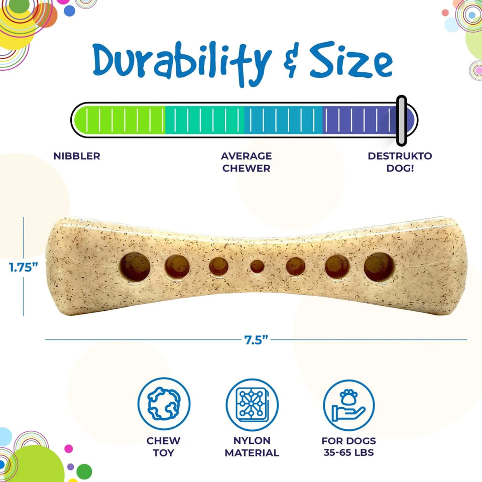 SP MOD Bone Ultra Durable Nylon Dog Chew Toy for Aggressive Chewers - Pets Perfect