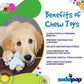 SP Snowflake Ultra Durable Nylon Dog Chew Toy for Aggressive Chewers