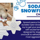 SP Snowflake Ultra Durable Nylon Dog Chew Toy for Aggressive Chewers
