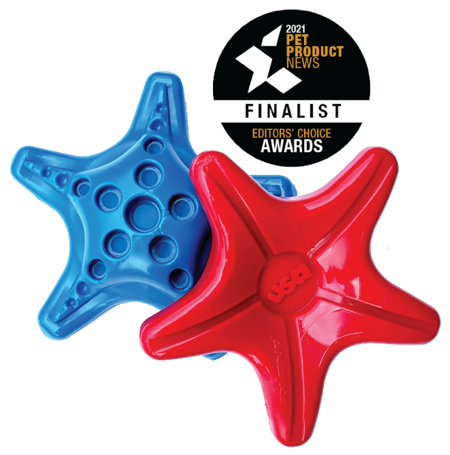 SodaPup Starfish Nylon Dog Chew Toy - Ultra-Durable for Aggressive Chewers - USA Made