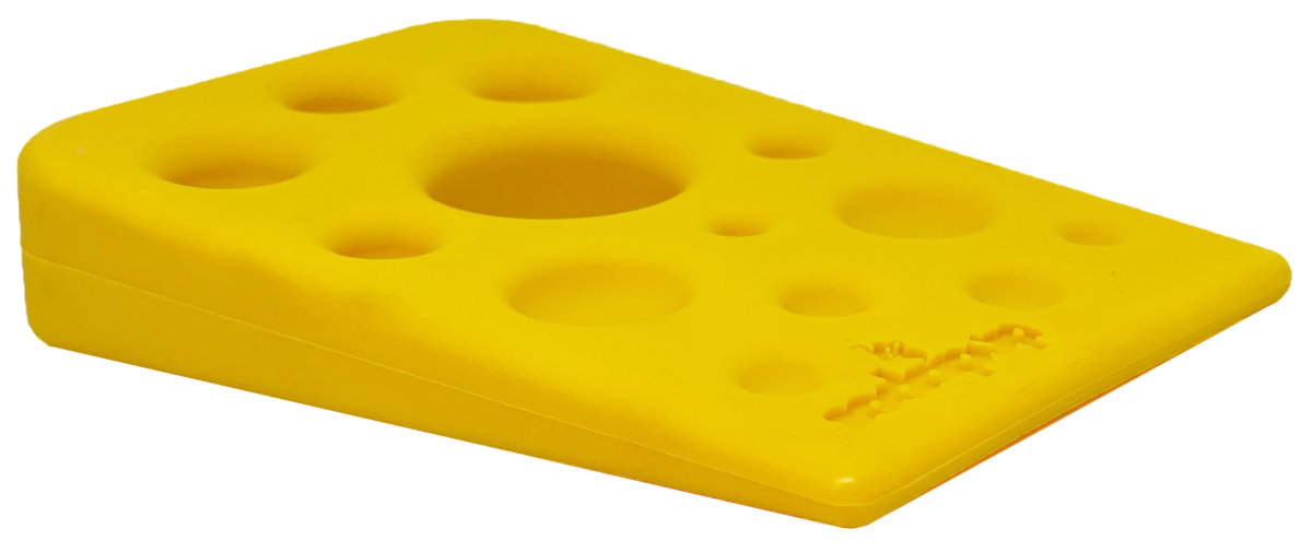 SP Swiss Cheese Wedge Durable Nylon Dog Chew Toy for Aggressive Chewers - Pets Perfect