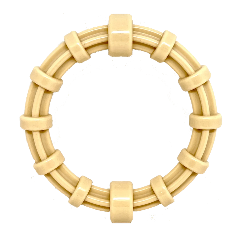 SP Honey Bone Chicken Flavored Teething Ring for Aggressive Chewers - Pets Perfect
