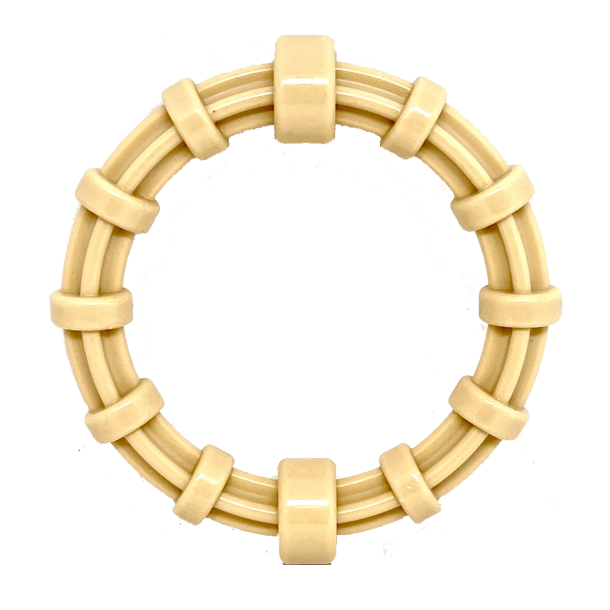 SP Honey Bone Chicken Flavored Teething Ring for Aggressive Chewers - Pets Perfect